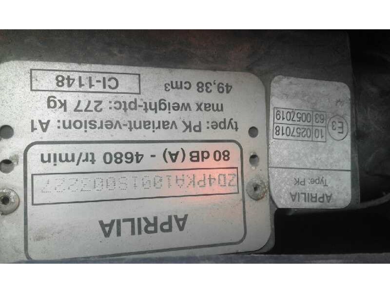 aprilia habana/mojito 50 / 125    |   0.99 - 0.06 | 1999 - 2006 | 3 cv / 2 kw del año 1999