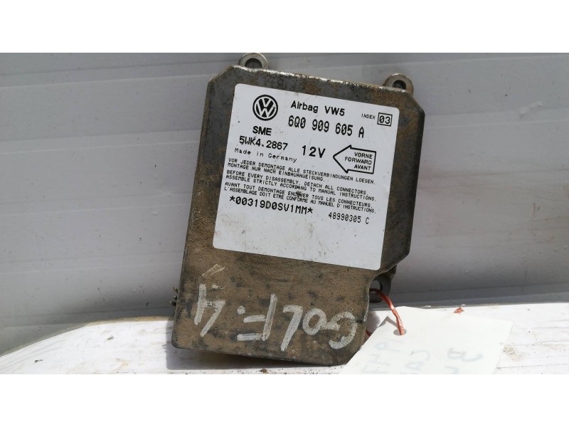 Recambio de centralita airbag para volkswagen golf iv berlina (1j1) 1.6 16v   |   0.97 - 0.03 | 1997 - 2003 | 105 cv / 77 kw ref Recambio de centralita airbag para volkswagen golf iv berlina (1j1) 1.6 16v   |   0.97 - 0.03 | 1997 - 2003 | 105 cv / 77 kw ref