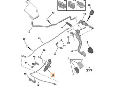 Recambio de bombin embrague para peugeot 208 i (ca_, cc_) 1.0 referencia OEM IAM 2182H3  