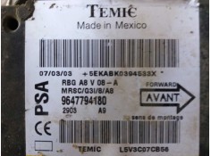 Recambio de centralita airbag para citroen c3 1.4 hdi sx plus   |   04.02 - 12.08 | 2002 - 2008 | 68 cv / 50 kw referencia OEM I 2