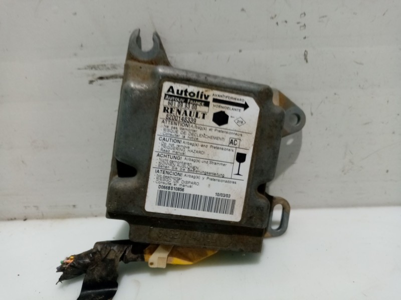 Recambio de centralita airbag para renault kangoo 4x4 referencia OEM IAM 601099300 8200148339 