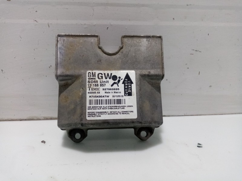 Recambio de centralita airbag para opel astra h berlina enjoy referencia OEM IAM 13188857  327063035