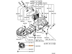 Recambio de ventilador calefaccion para mitsubishi galant viii (ea_) 2.0 tdi (ea6a) referencia OEM IAM MR146946  