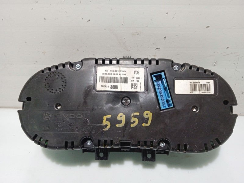 Recambio de cuadro instrumentos para vw polo v (6r1, 6c1) 1.2 tsi referencia OEM IAM 6R0920860H  