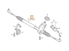 Recambio de cremallera direccion para vw polo v (6r1, 6c1) 1.2 tsi referencia OEM IAM 6R1423055D 6R1423055DX JZW423061X