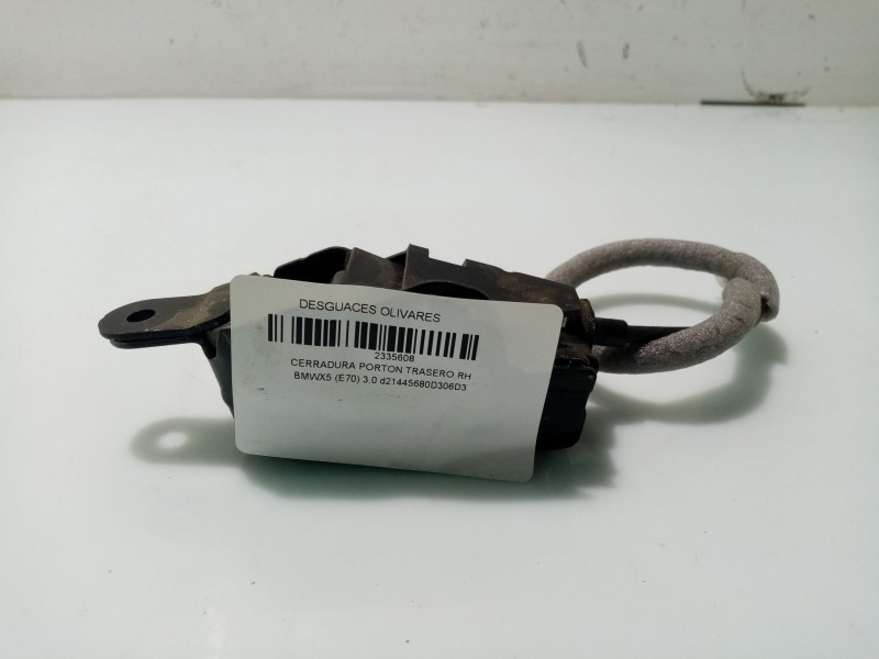 Recambio de cerradura maletero / porton para bmw x5 (e70) 3.0 d referencia OEM IAM 21445680  