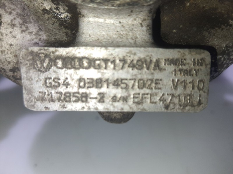 Recambio de turbocompresor para volkswagen passat berlina (3b3) referencia OEM IAM 038145702E  