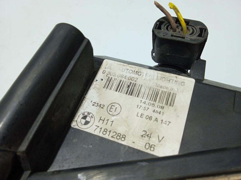 Recambio de faro antiniebla derecho para bmw 1 (e87) 118 d referencia OEM IAM 63177181288 7181288 