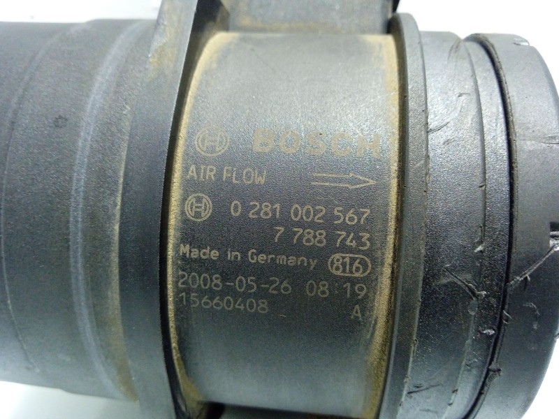 Recambio de caudalimetro para bmw 1 (e87) 118 d referencia OEM IAM 0281002567 7788743 