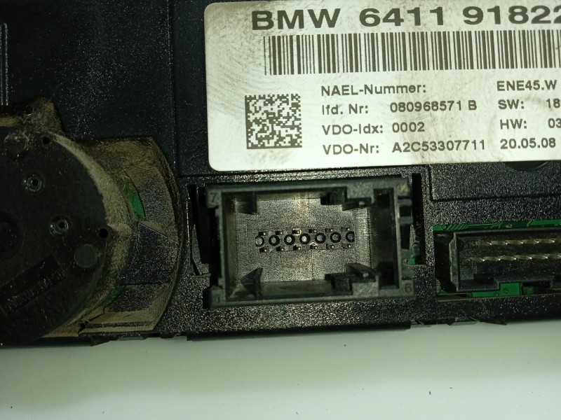 Recambio de mando climatizador para bmw 1 (e87) 118 d referencia OEM IAM 6411918228701  