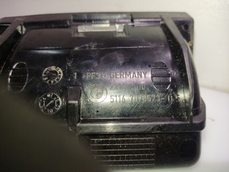 Recambio de moldura para bmw 1 (e87) 118 d referencia OEM IAM 51167078573 5116707857305 22167210