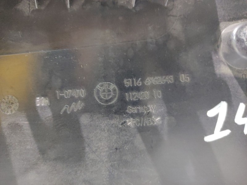 Recambio de moldura para bmw 1 (e87) 118 d referencia OEM IAM 51166962643 5116696264305 11242010