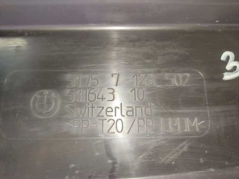 Recambio de moldura para bmw 1 (e87) 118 d referencia OEM IAM 5175128502 51164310 