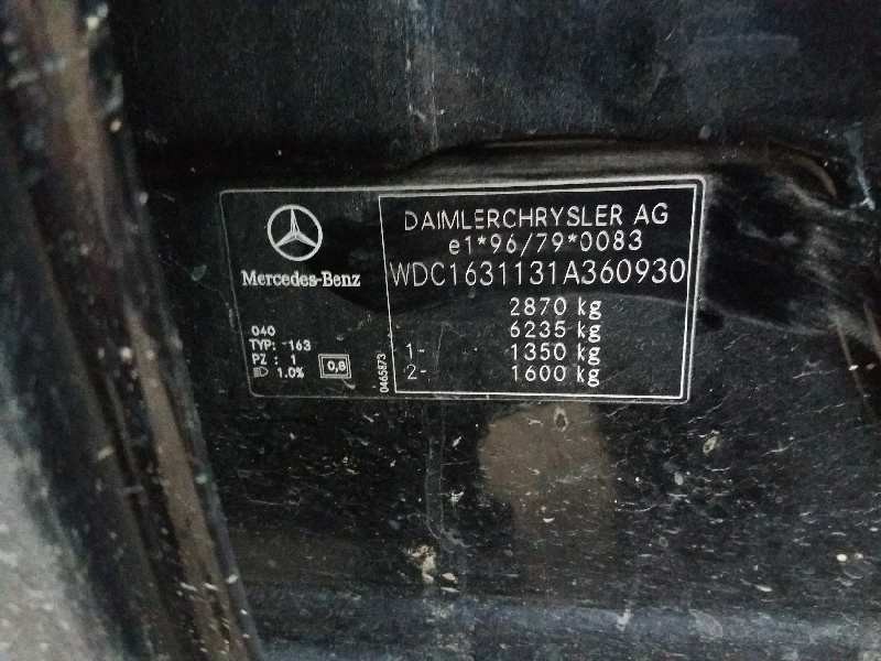 mercedes clase m (w163) 270 cdi (163.113)   |   09.99 - 12.05 | 1999 - 2005 | 163 cv / 120 kw del año 1999