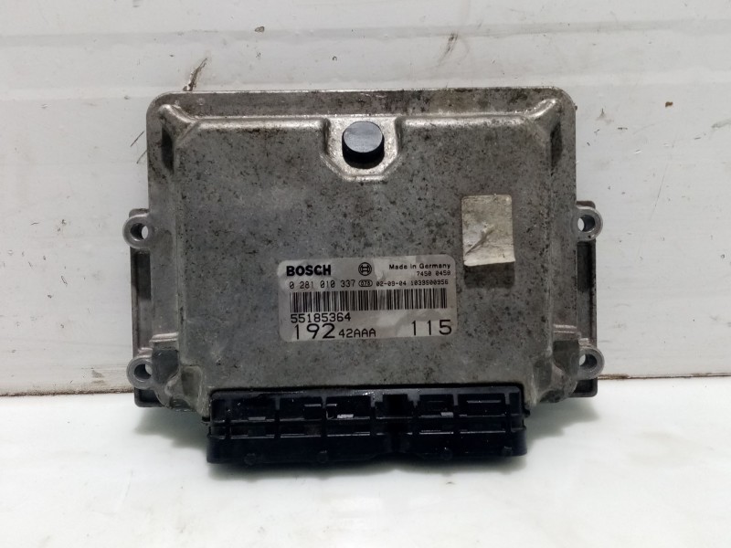 Recambio de centralita motor uce para fiat stilo (192) referencia OEM IAM 0281010337 55185364 