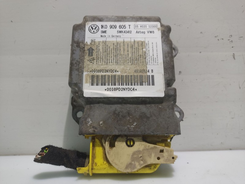 Recambio de centralita airbag para seat toledo (5p2) 2.0 tdi referencia OEM IAM 1K0909605T 5WK43412 
