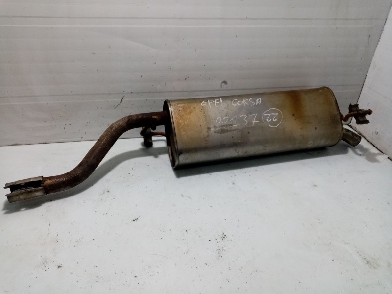 Recambio de silenciador trasero para opel corsa d enjoy referencia OEM IAM 5852678   Recambio de silenciador trasero para opel corsa d enjoy referencia OEM IAM 5852678