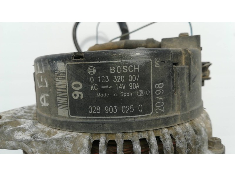 Recambio de alternador para seat ibiza (6k)    |   0.93 - 0.99 | 1993 - 1999 referencia OEM IAM 0123320007 DINAMO 028903025