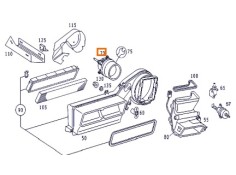 Recambio de ventilador calefaccion para mercedes-benz sprinter 2-t furgoneta (b901, b902) 208 cdi (901.661, 901.662, 902.661, 90