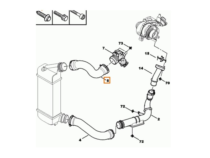 Recambio de tubo para peugeot 807 (eb_) 2.0 hdi referencia OEM IAM 0382HA  