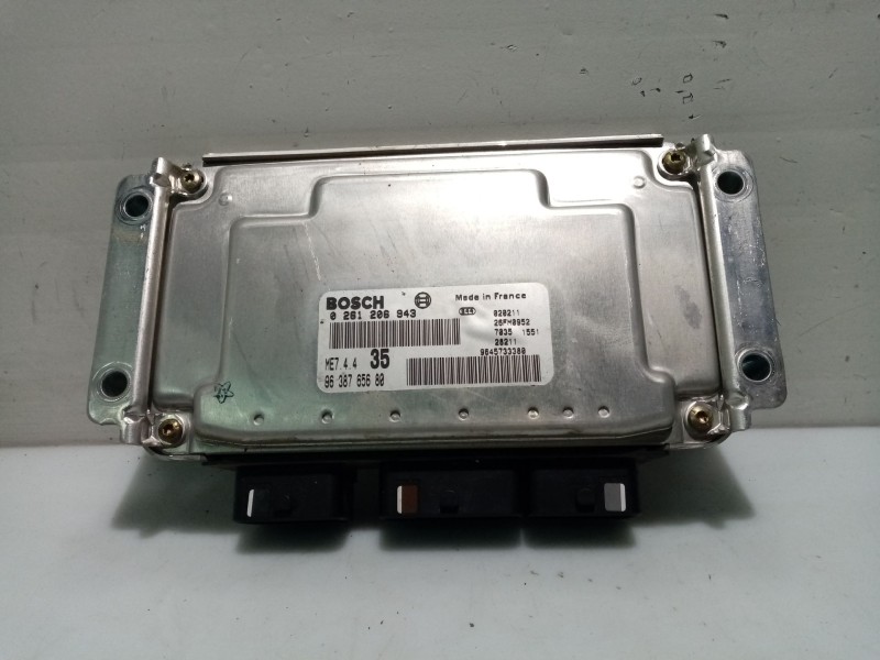 Recambio de centralita motor uce para peugeot 307 (3a/c) 1.6 16v referencia OEM IAM 0261206943 9638765680 