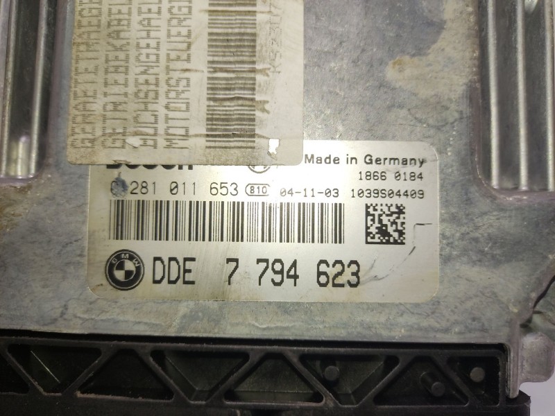 Recambio de centralita motor uce para bmw 3 compact (e46) 318 td referencia OEM IAM DDE7794623 0281011653 