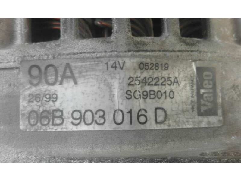 Recambio de alternador para volkswagen passat berlina (3b2) comfortline   |   09.96 - 12.00 | 1996 - 2000 | 125 cv / 92 kw refer