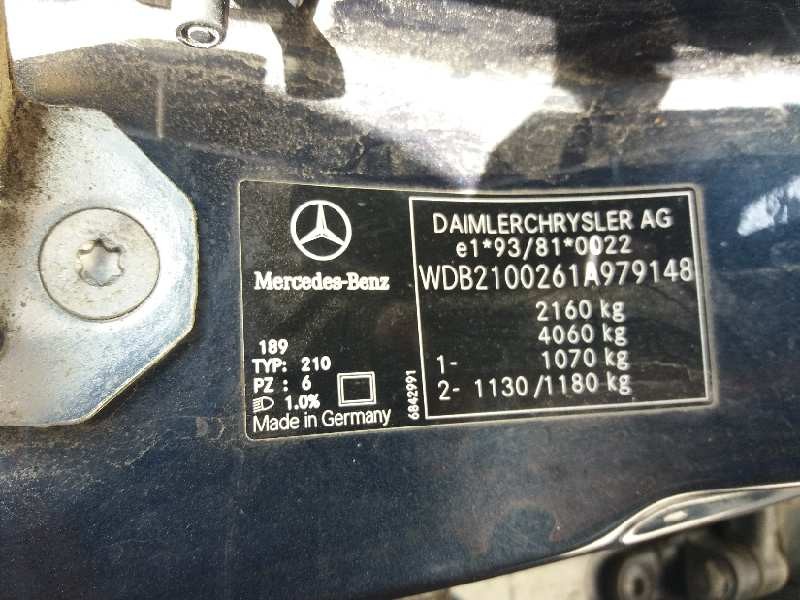 mercedes clase e (w210) berlina diesel 3.2 cdi cat   |   0.95 - 0.02 | 1995 - 2002 | 197 cv / 145 kw del año 1995