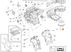 Recambio de ventilador calefaccion para opel insignia a (g09) 2.0 cdti (68) referencia OEM IAM 13263279  