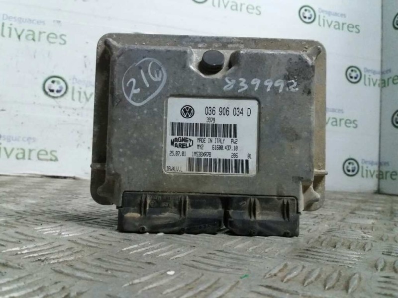 Recambio de centralita motor uce para volkswagen polo berlina (6n2)    |   0.99 - 0.02 | 1999 - 2002 referencia OEM IAM 03690603