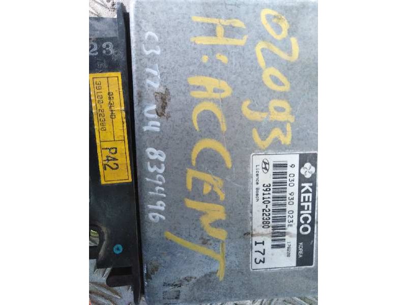 Recambio de centralita motor uce para hyundai accent (x3)    |   0.95 - 0.97 | 1995 - 1997 referencia OEM IAM 3911022380 9030930