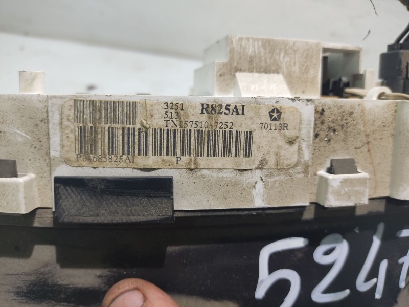 Recambio de cuadro instrumentos para chrysler grand voyager referencia OEM IAM TN1575107252 3251R825AI 