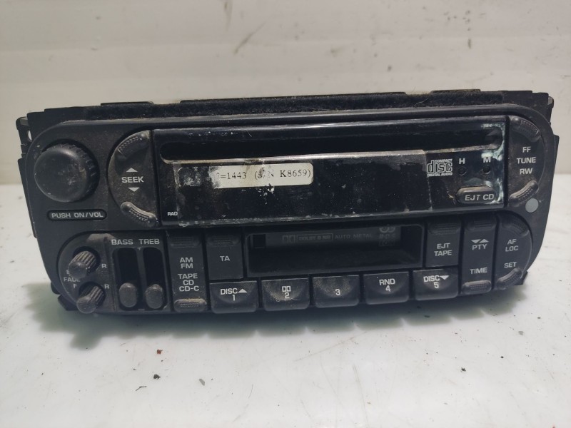 Recambio de sistema audio / radio cd para chrysler grand voyager referencia OEM IAM P05091601AE  