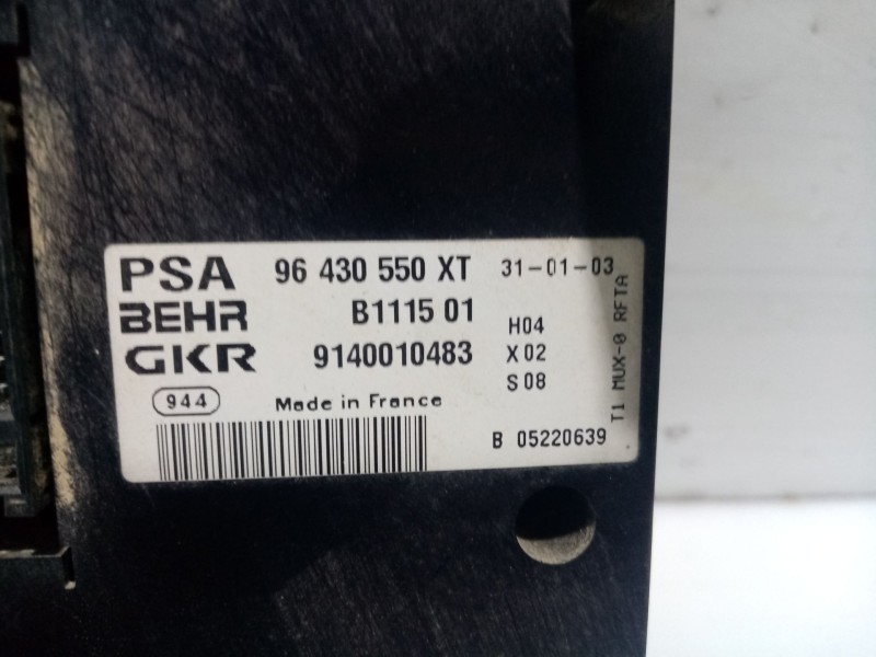 Recambio de mando calefaccion / aire acondicionado para peugeot 206 sw xs referencia OEM IAM   