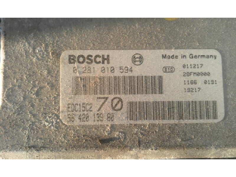 Recambio de centralita motor uce para peugeot 206 berlina xt   |   06.99 - 12.00 | 1999 - 2000 | 88 cv / 65 kw referencia OEM IA