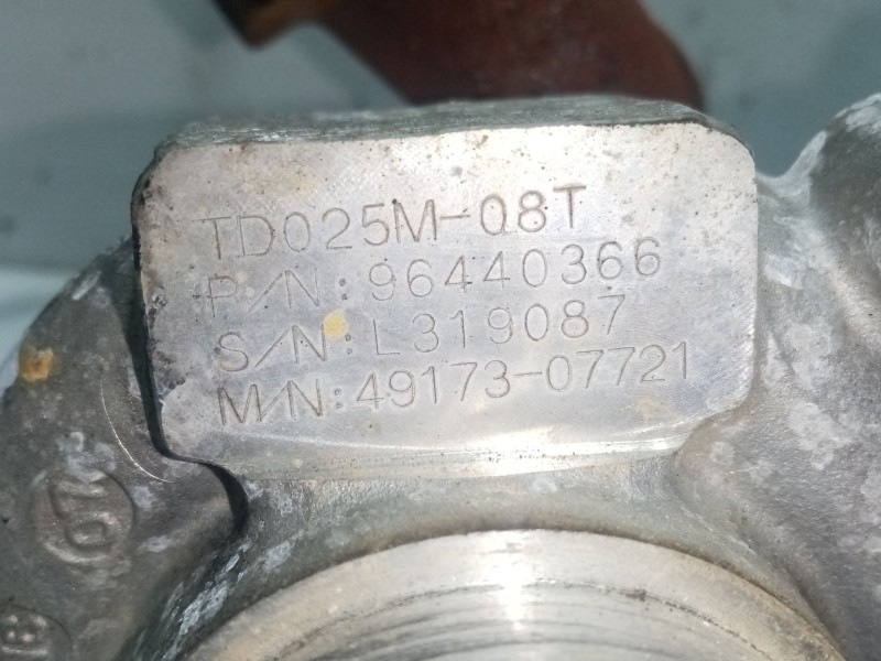 Recambio de turbocompresor para chevrolet lacetti 2.0 diesel cat referencia OEM IAM 96440366  