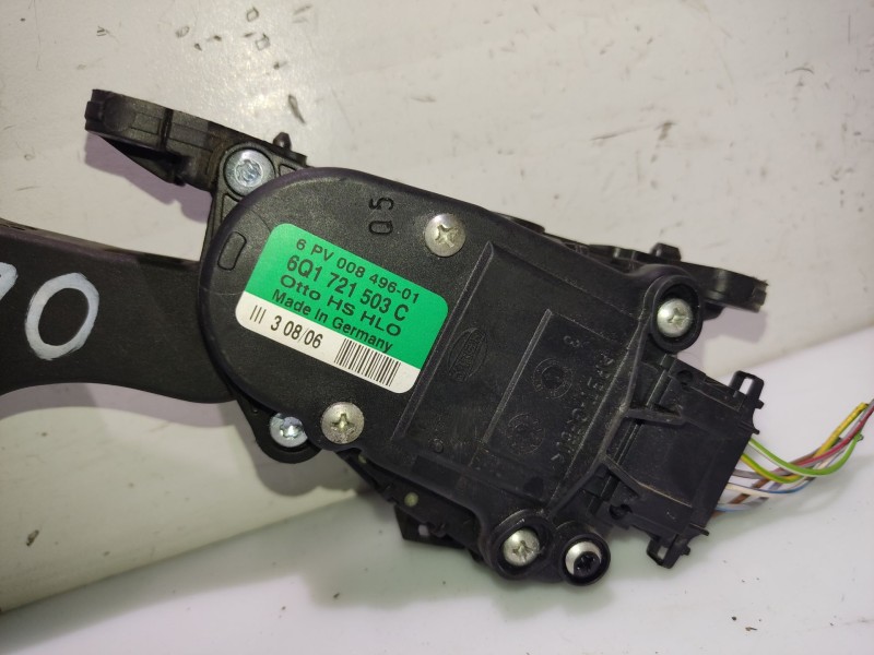 Recambio de pedal acelerador para skoda fabia (6y2/6y3) referencia OEM IAM 6Q1721503C 6PV00849601 