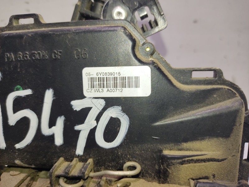 Recambio de cerradura puerta trasera izquierda para skoda fabia (6y2/6y3) referencia OEM IAM 6Y0839015  