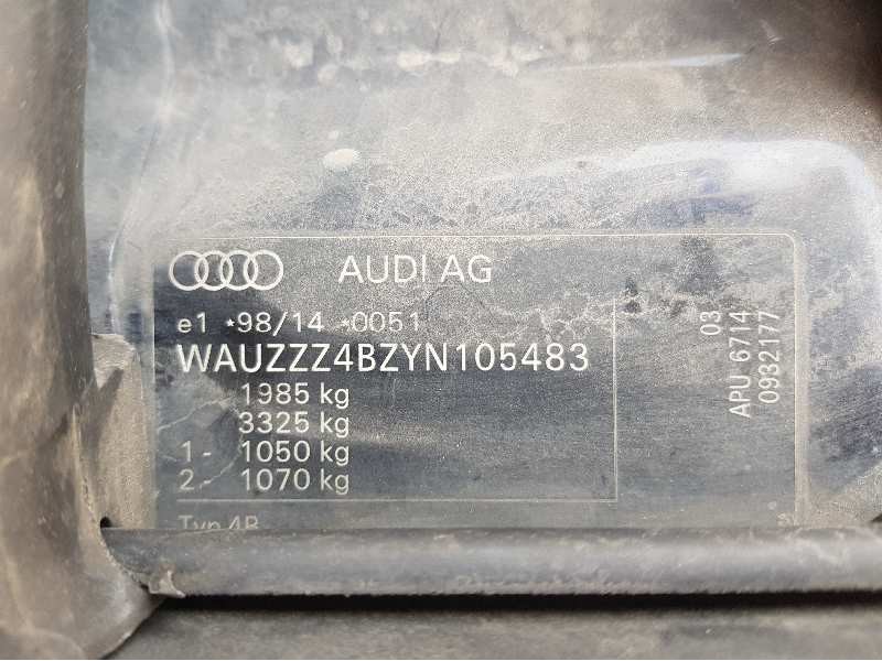 audi a6 berlina (4b2) 1.8 t   |   04.97 - 12.01 | 1997 - 2001 | 150 cv / 110 kw del año 1997
