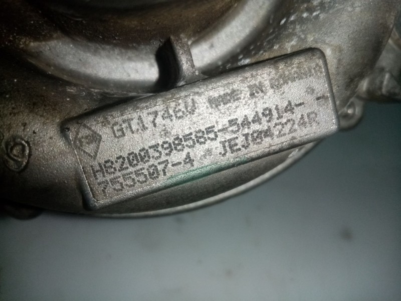 Recambio de turbocompresor para renault laguna ii (bg4w) laguna ii referencia OEM IAM 07701479254  