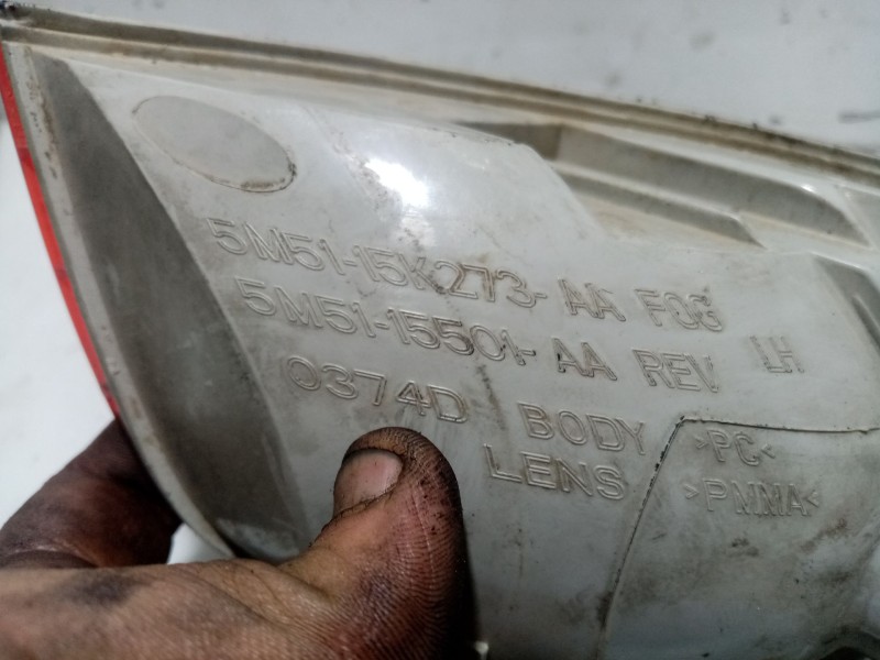 Recambio de faro antiniebla trasero izquierdo para ford focus ii (da_, hcp, dp) 1.6 tdci referencia OEM IAM 5M5115K273AA  5M5115