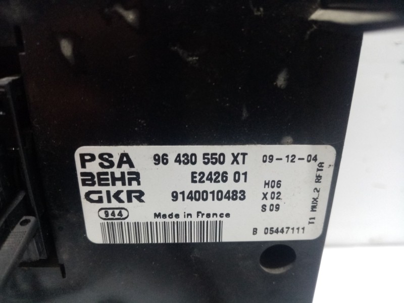 Recambio de mando climatizador para peugeot 206 berlina referencia OEM IAM 0  