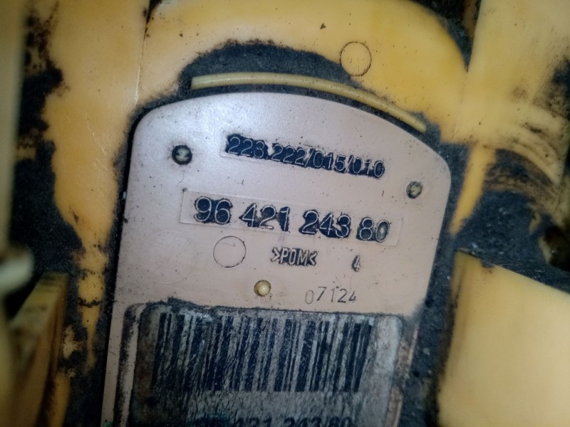 Recambio de aforador para peugeot 206 berlina referencia OEM IAM 9642124080C 0973200990304 9642124380