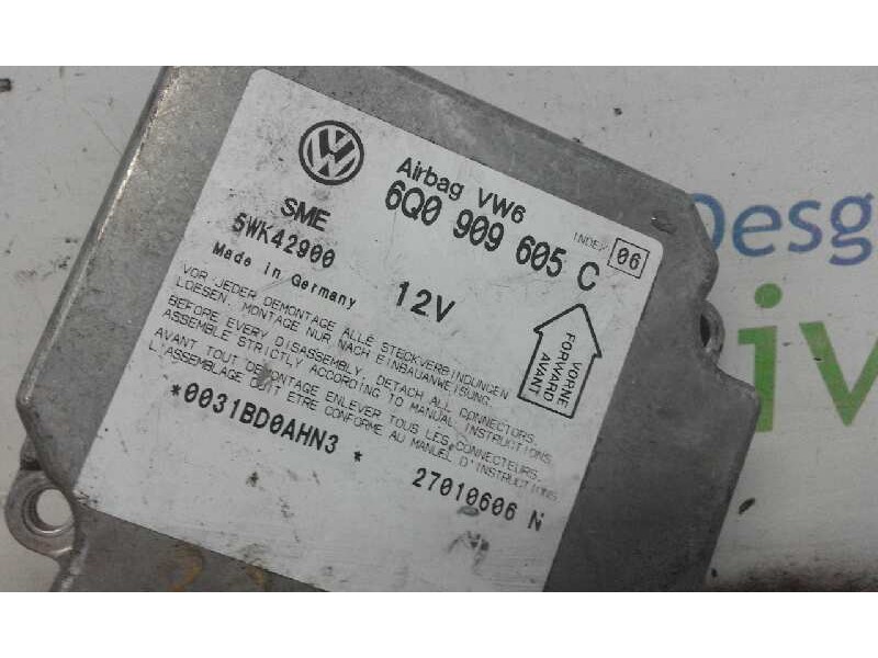Recambio de centralita airbag para volkswagen passat berlina (3b3) highline   |   10.00 - 12.05 | 2000 - 2005 | 131 cv / 96 kw r