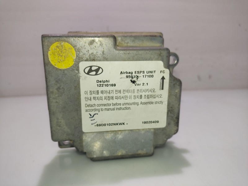 Recambio de centralita airbag para hyundai matrix (fc) 1.6 cat referencia OEM IAM 9591017100 12210169 