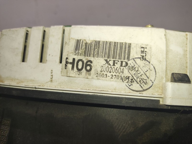 Recambio de cuadro instrumentos para hyundai matrix (fc) 1.6 cat referencia OEM IAM 9400317201 200327010 