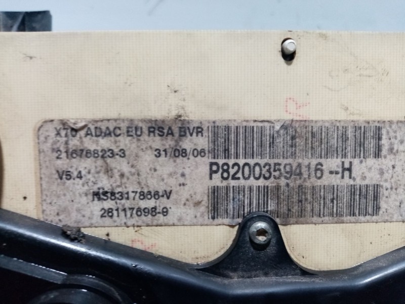 Recambio de cuadro instrumentos para renault master ii phase 2 caja cerrada referencia OEM IAM P8200359416H  