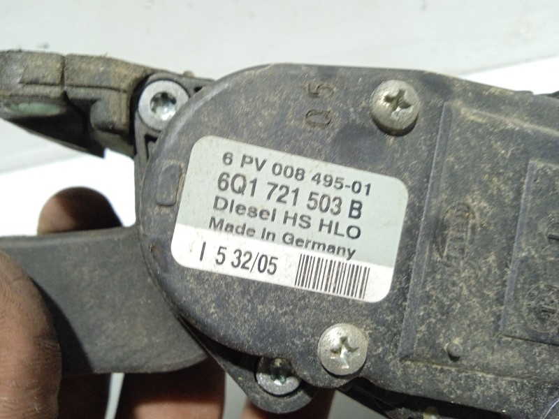 Recambio de pedal acelerador para seat ibiza iii (6l1) 1.4 tdi referencia OEM IAM 6Q1721503B  