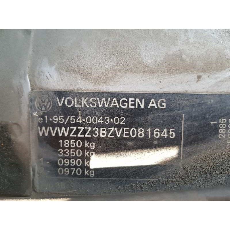 volkswagen passat berlina (3b2) comfortline   |   09.96 - 12.99 | 1996 - 1999 | 110 cv / 81 kw del año 1996