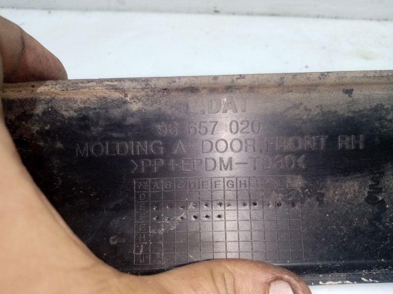 Recambio de moldura para chevrolet matiz referencia OEM IAM 96657023  